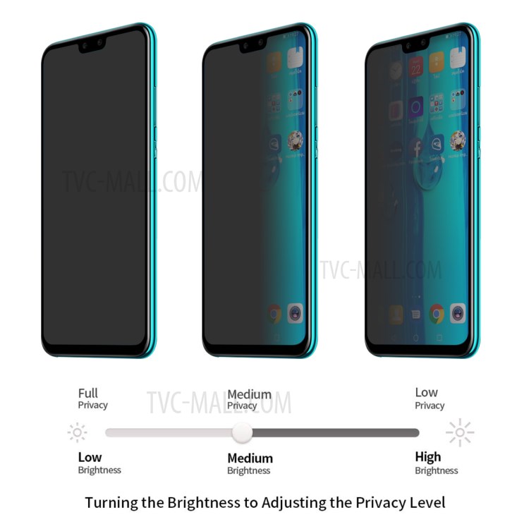 กระจกนิรภัย Huawei Y9 2019 / Pre-orde * PRINCE 9H ความแข็งที่แข็งแกร่ง, ต่อต้านสอดแนมและป้องกันลายนิ้วมือ *