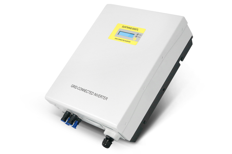 Inverter (หม้อแปลงไฟฟ้า) รุ่น Grid Tie Suntwins-5000TL **กรุณาติดต่อเจ้าหน้าที่ ถ้าสินค้ามี น้ำหนัก เกิน 25,000 กรัม ไม่จัดส่ง**