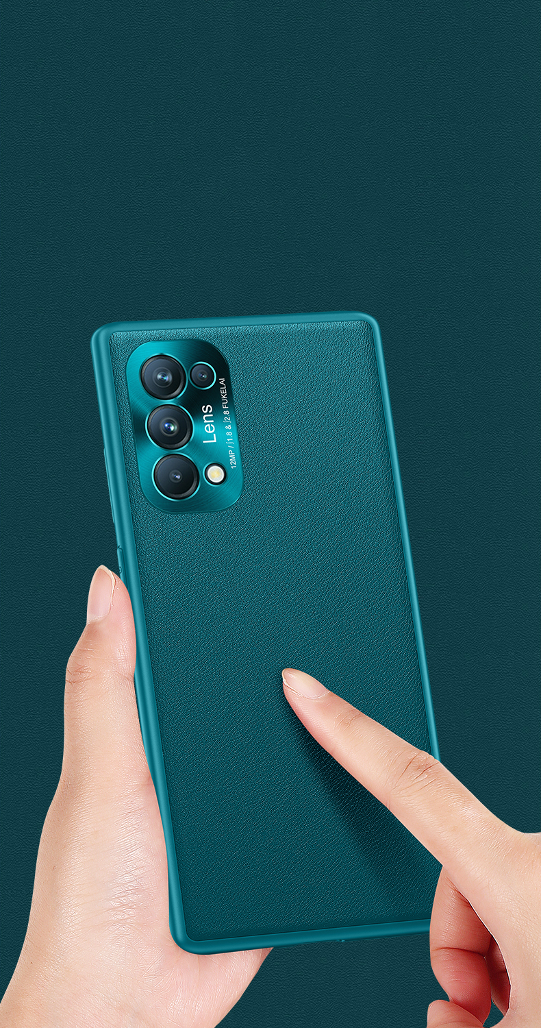 Case OPPO Reno5 Pro / Reno5 Pro 5G # Pre-Order * FUKELAI CD Veins PC + TPU Hybrid Cover [รูตัดกล้องที่แม่นยำ] *