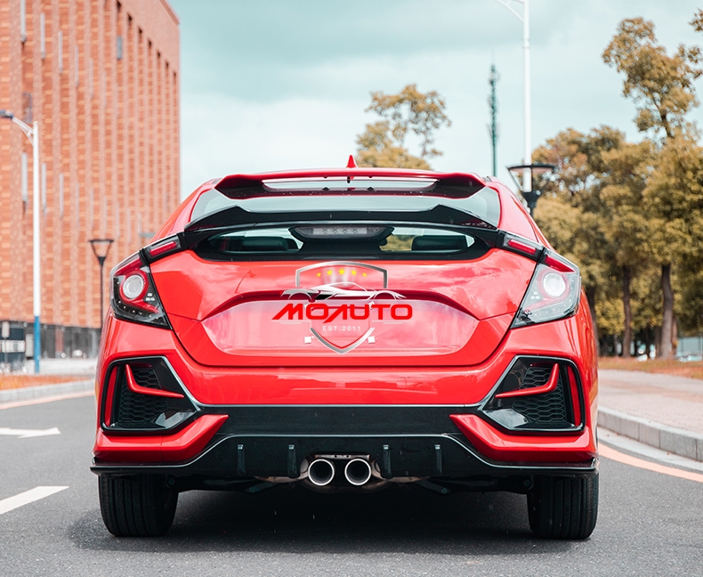 สปอยเลอร์ฝากระโปรงท้ายดำเงา CIVIC FK