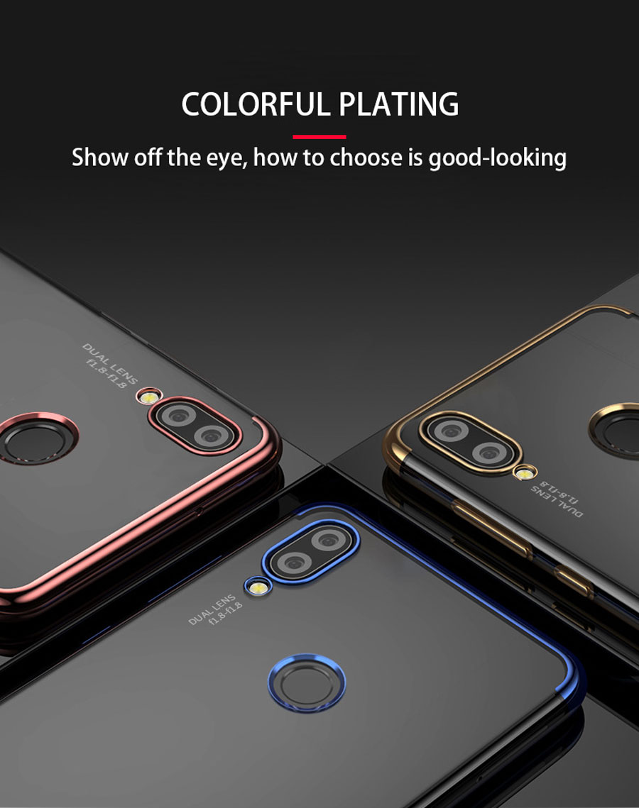 Case Huawei Nova 3i # Pre-Order * เคสชุปโลหะที่มีความยืดหยุ่น TPU สูง *