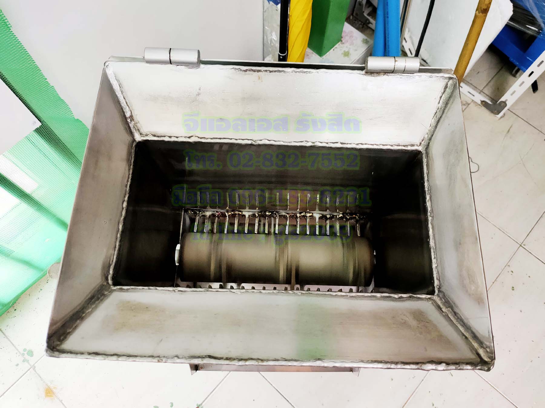 เครื่องบดน้ำแข็งร้านกาแฟ2มือ1แรง