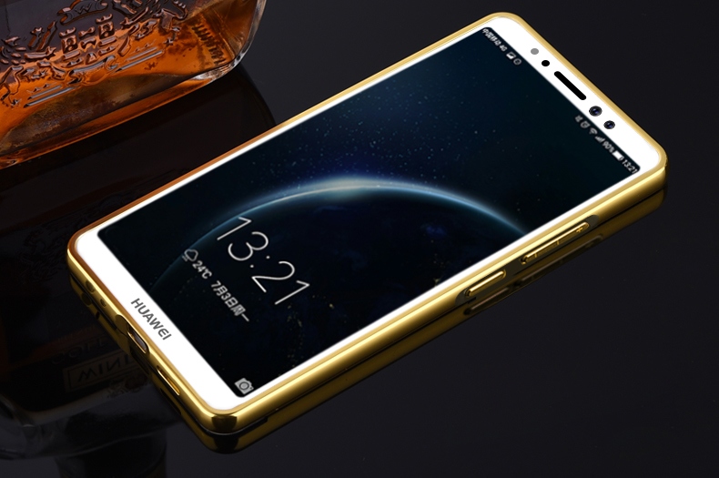 Case Huawei nova 2i / Pre-order * เคส Bumper Slide 2 in 1โลหะกันชน+แผ่นหลังเงากระจก *