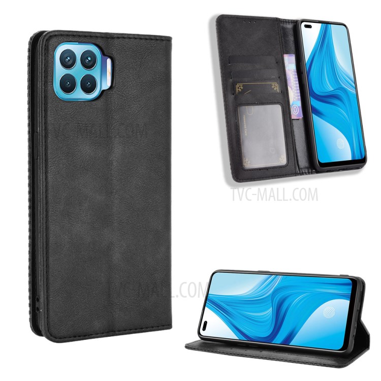 Case OPPO A93 / Pre-order * เคส หนัง PU สไตล์วินเทจหรูหราและให้สัมผัสที่ละเอียดอ่อน *