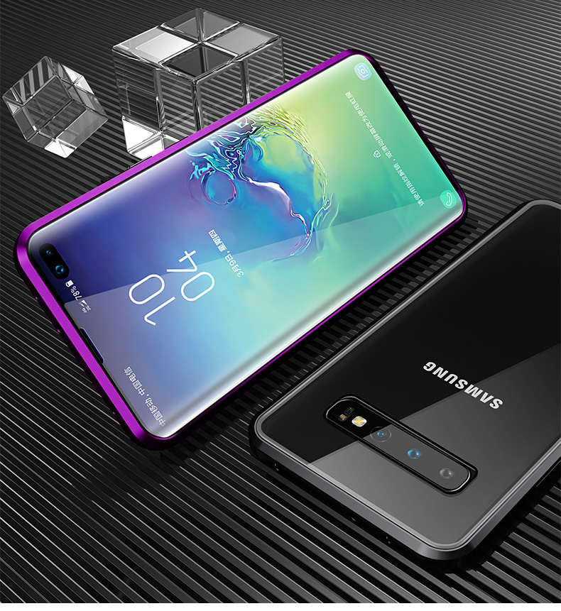 Case Samsung Galaxy S10 / Pre-Order * เคสกระจกด้านหน้า + หลังและกรอบโลหะเคสนี้ให้การปกป้องที่ครอบคลุม 360 องศา *