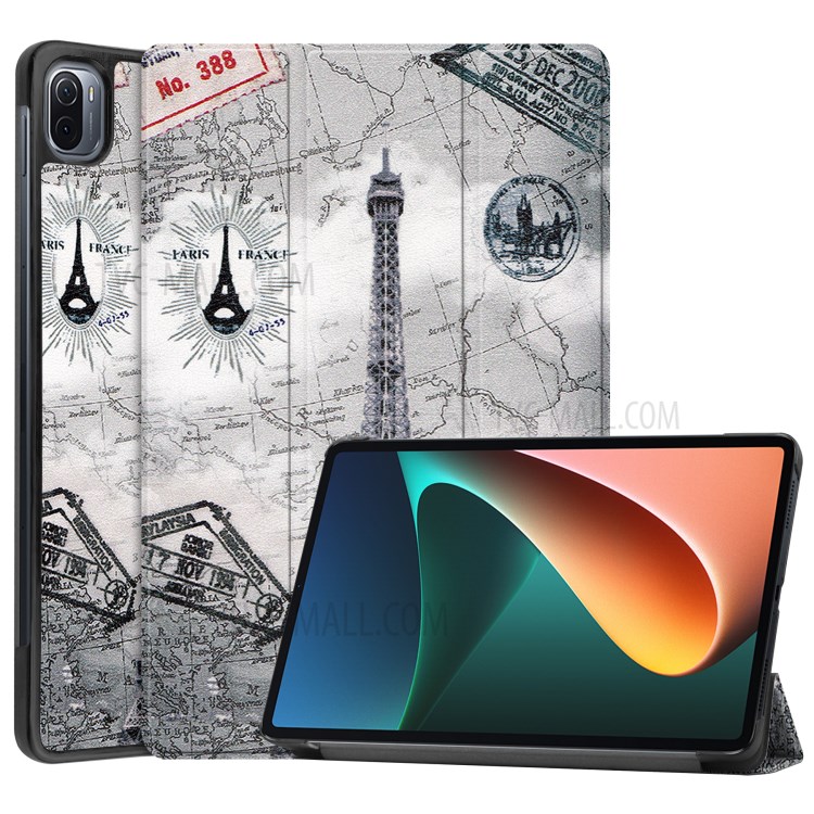 Case Xiaomi Pad 5 # Pre-Order * เคสแบบพับ 3- พับ แบบลวดลาย ฟังก์ชันปลุกและนอนหลับอัจฉริยะ ประหยัดพลังงาน *