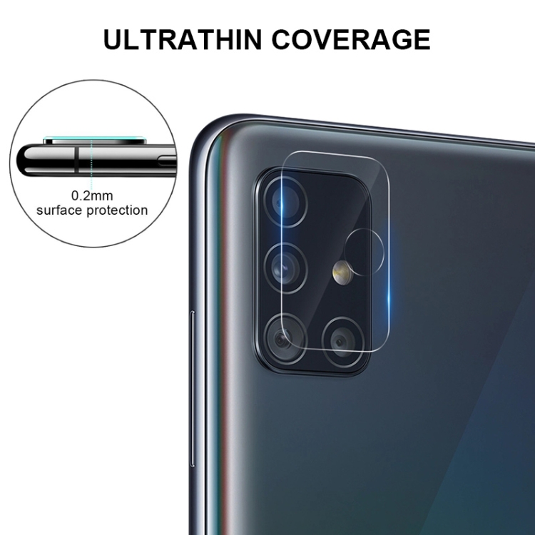 ฟิล์มเลนส์กล้อง Samsung Galaxy A51 / Pre-order * พื้นผิวแข็งและทนทานภายใต้กระบวนการผลิตพิเศษ *