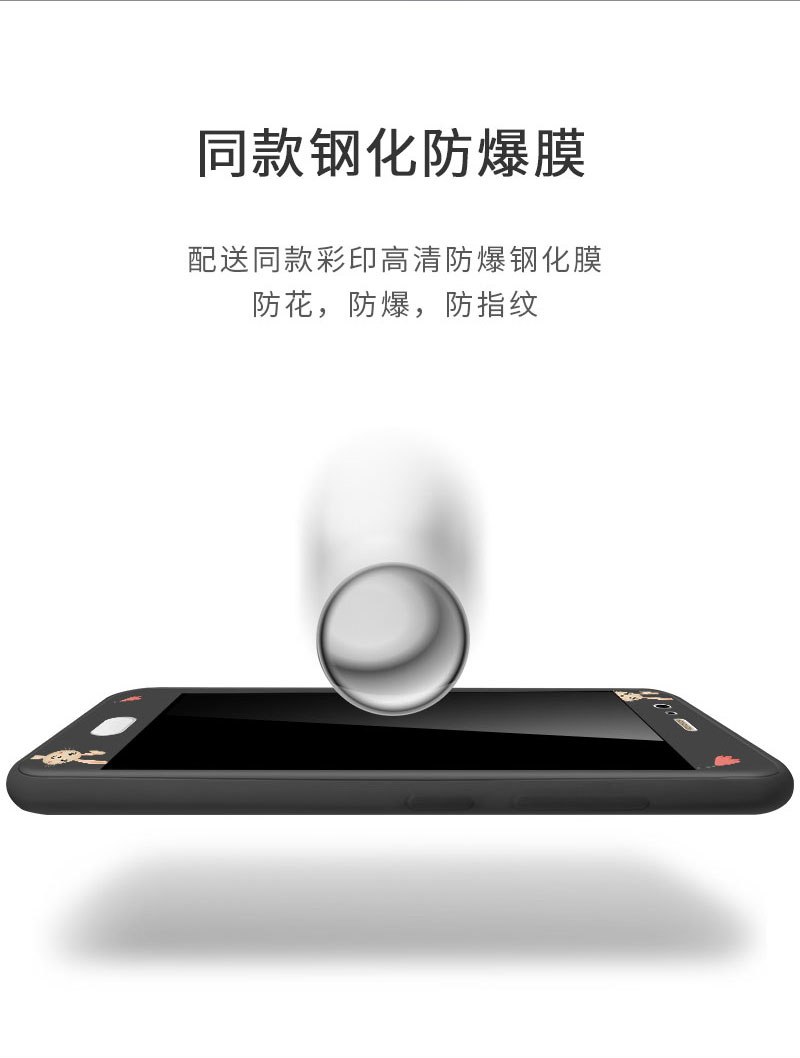 Case Huawei P10 / Pre-order * เคสเจลซิลิโคนยาง 360 องศาเต็มปกการ์ตูนน่ารัก + กระจกนิรภัย *