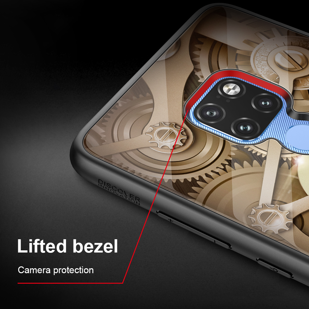 Case Huawei Mate 20 / Pre-order * NILLKIN เคส Spacetime เคสรูปเกียร์ กระจกนิรภัย + PC + TPU ปกไฮบริด *