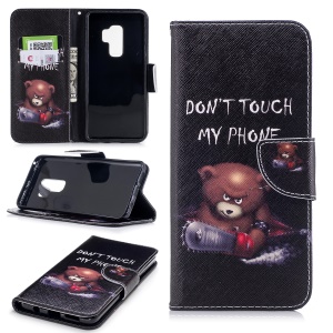 Case Samsung Galaxy S9 Plus / Pre-Order * เคสพิมพ์ลายรูปแบบสดใสดูทันสมัย สไตล์กระเป๋า: 2 ช่องเสียบการ์ด + กระเป๋าเงินสด 1 *