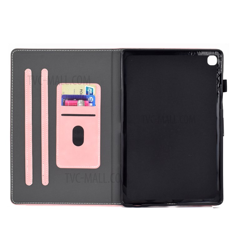 Case Samsung Galaxy Tab S6 Lite / Pre-Order * เคสลายประทับช้างการ์ดสล็อตยืนซองหนังตราตรึงใจด้วยรูปแบบช้างปรับแต่งอุปกรณ์ มีช่องเสียบการ์ดเพื่อถือบัตรของคุณ *