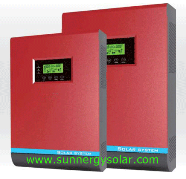Inverter (หม้อแปลงไฟฟ้า) รุ่น Off Grid 24VDC-2KVA/1600W, 50A PWM, 30A AC Charger