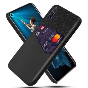 Case Huawei Nova 5T / Pre-order * KSQ PC + PU + ผ้าไฮบริด เคสที่มีช่องเสียบการ์ด *