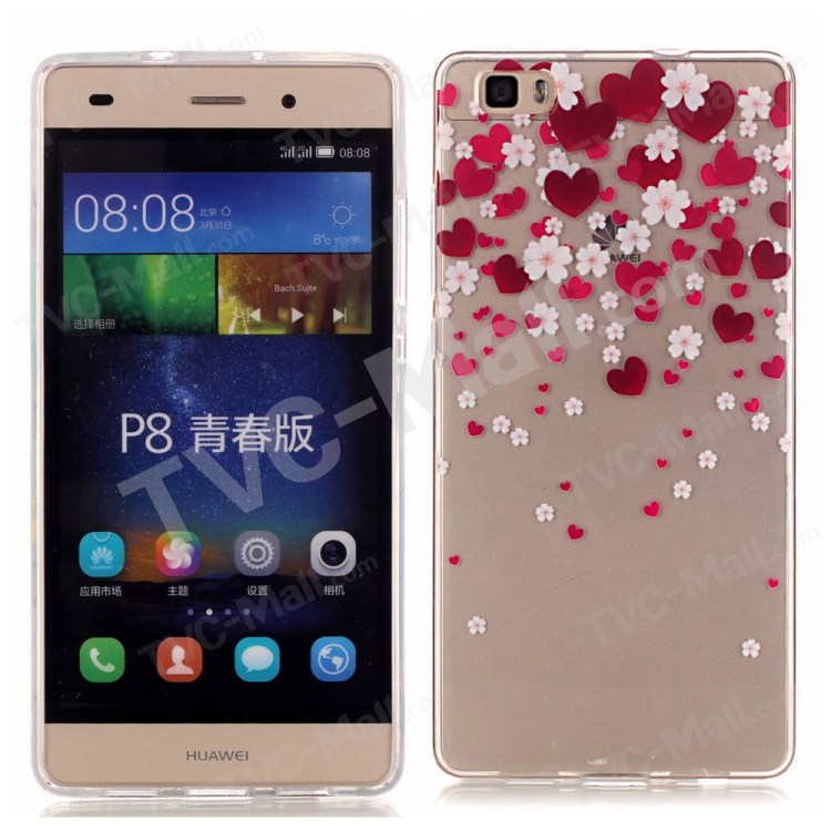 Case Huawei P8 Lite / Pre-order * TPU สูงโปร่งใส ประดับด้วยรูปแบบลักษณะที่สะดุดตามากขึ้น *
