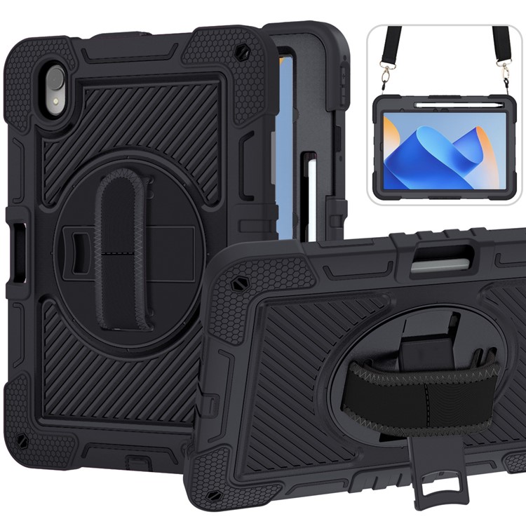 Case HUAWEI MatePad 11 (2023) # Pre- Order * เคสฝาครอบแท็บเล็ตซิลิโคน + PC ขาตั้งกันกระแทกพร้อมสายรัดข้อมือ/สายสะพาย *