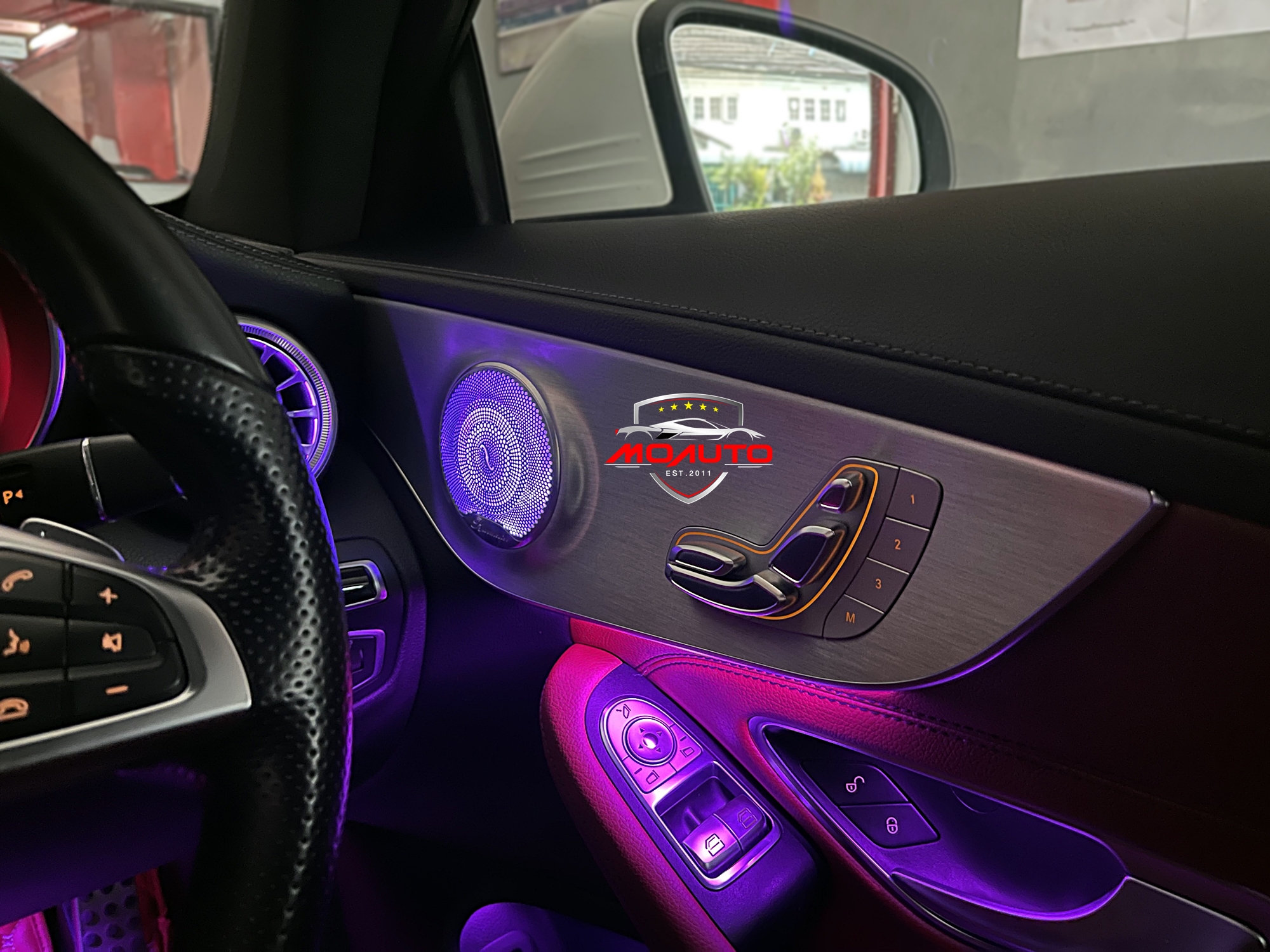 ฝาครอบลำโพงแผงข้างประตู AMBIENT LIGHT - C200 C250 W205