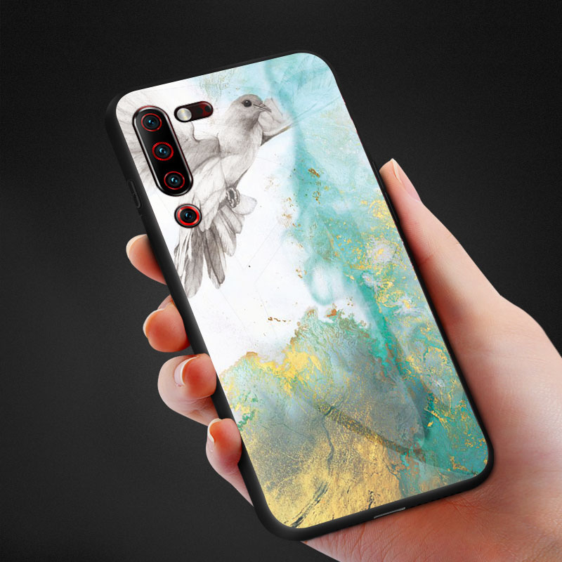 Case Lenovo Z6 Pro / Pre-Order * เคสแบบกระจกนิรภัย PC TPU กระจกหลังมีความแข็ง 9H ป้องกันรอยขีดข่วนและทนต่อการสึกหรอ *