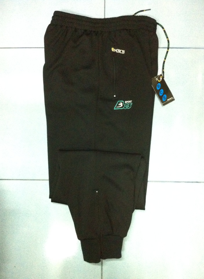 BCS กางเกงวอร์มสีล้วน อย่างหนา