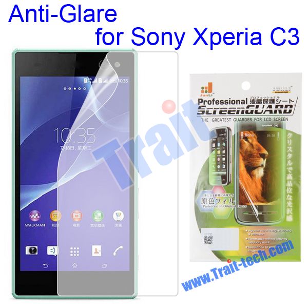 ฟิล์มกันรอย ป้องกันแสง Sony Xperia C3 / Pre-order * แบบด้าน *