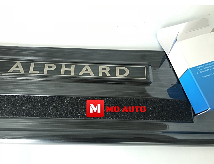 สคับเพลทกันรอย ดำเงา V2 ALPHARD / VELLFIRE MC
