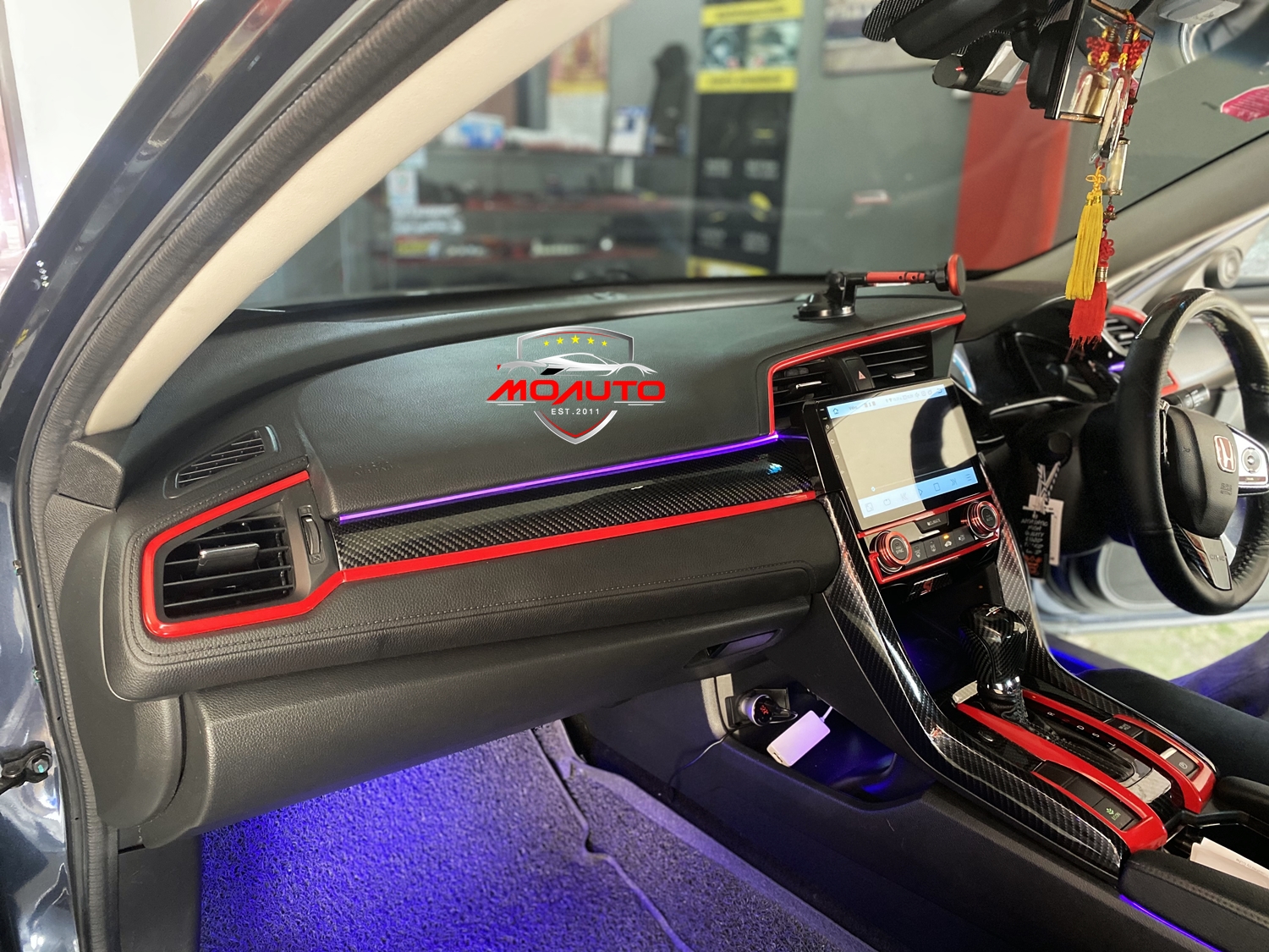 ไฟ Ambient light ตรงรุ่น V1 CIVIC FC / FK