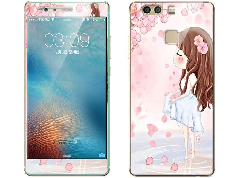 Case Huawei P9 / Pre-orde * เคส TPU ลายการ์ตูนน่ารักๆ + กระจกนิรภัย *