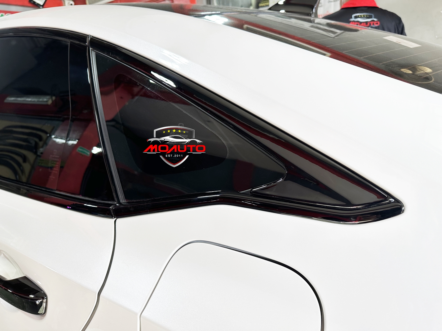 เสาประตู A B ดำเงา RS แท้ CIVIC FE