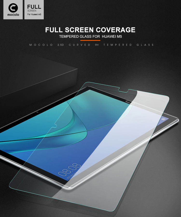 กระจกนิรภัย Huawei MediaPad M5 Pro / Pre-Order * MOCOLO ผลิตจากกระจกที่มีคุณภาพสูงความแข็ง 9H, สุดยอดการป้องกันรอยขีดข่วน *