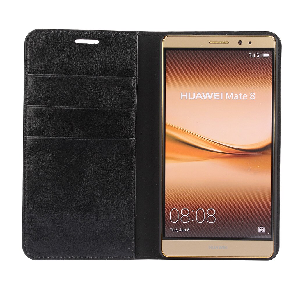Case Huawei Mate 8 / Pre-order * เคสพรีเมี่ยมธรรมชาติของแท้หนังพลิกธุรกิจกระเป๋าสตางค์ *