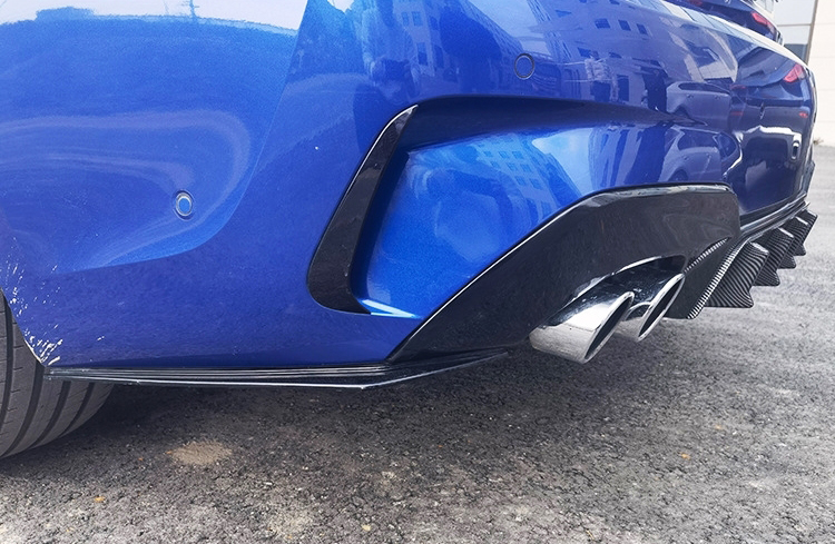 ลิ้นกันชนหลังดำเงา BMW G20