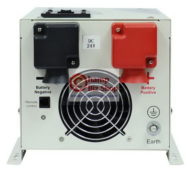 เครื่องแปลงไฟรถเป็นไฟบ้าน Hybrid Solar Pure Sine Wave - HR Series รุ่น 2000W