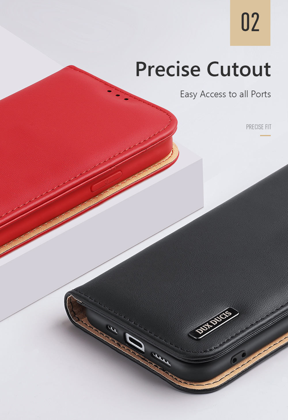 Case iPhone 15 Pro Max # Pre-order * DUX DUCIS นี้ทำจากหนังวัว หนัง PU และ TPU ช่องเสียบการ์ดได้รับการสนับสนุนโดยเทคโนโลยีการปิดกั้น RFID ขั้นสูง *