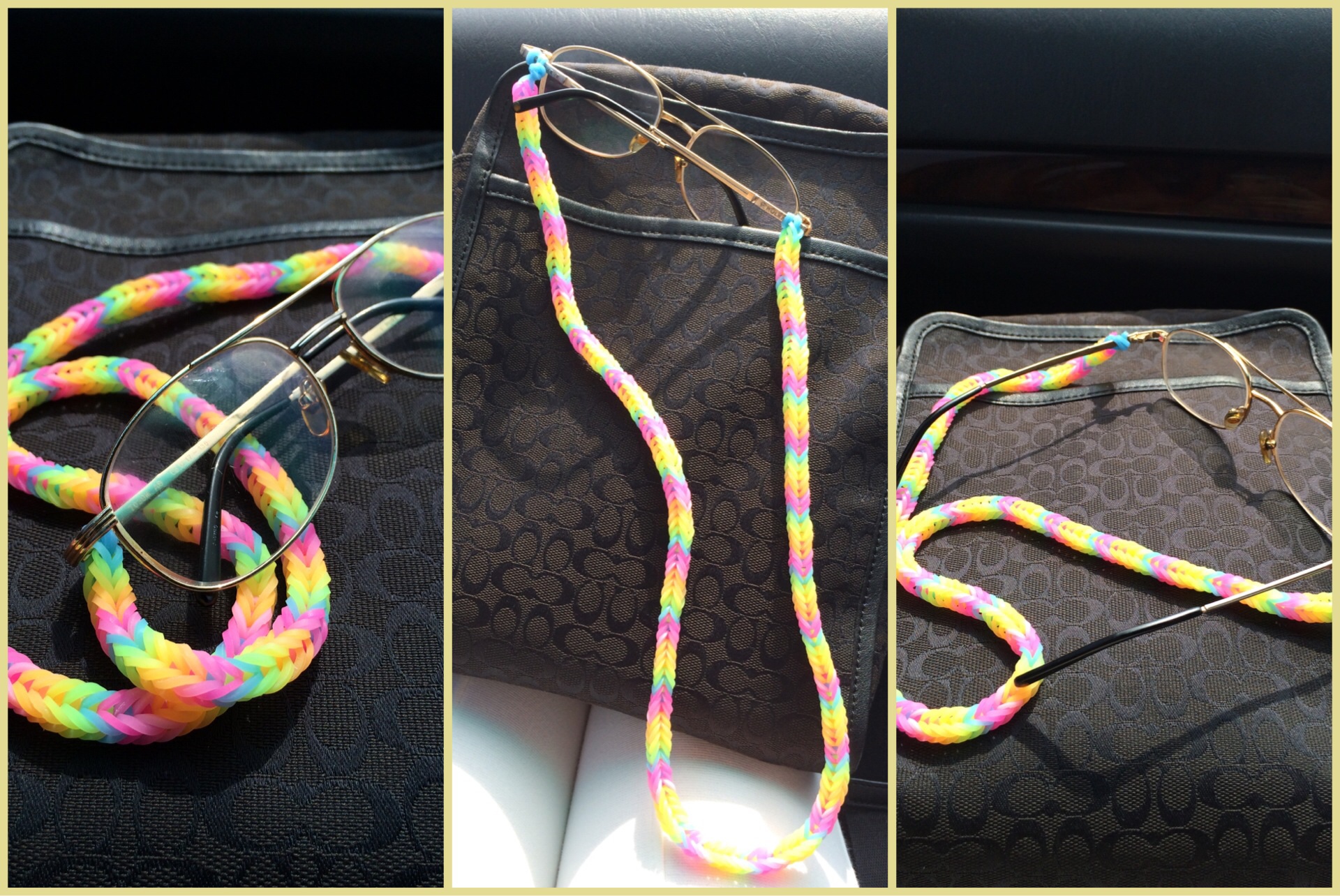 หนังยางถัก Loom band Glow in the Dark คละสี 100% Silicone ( GM )