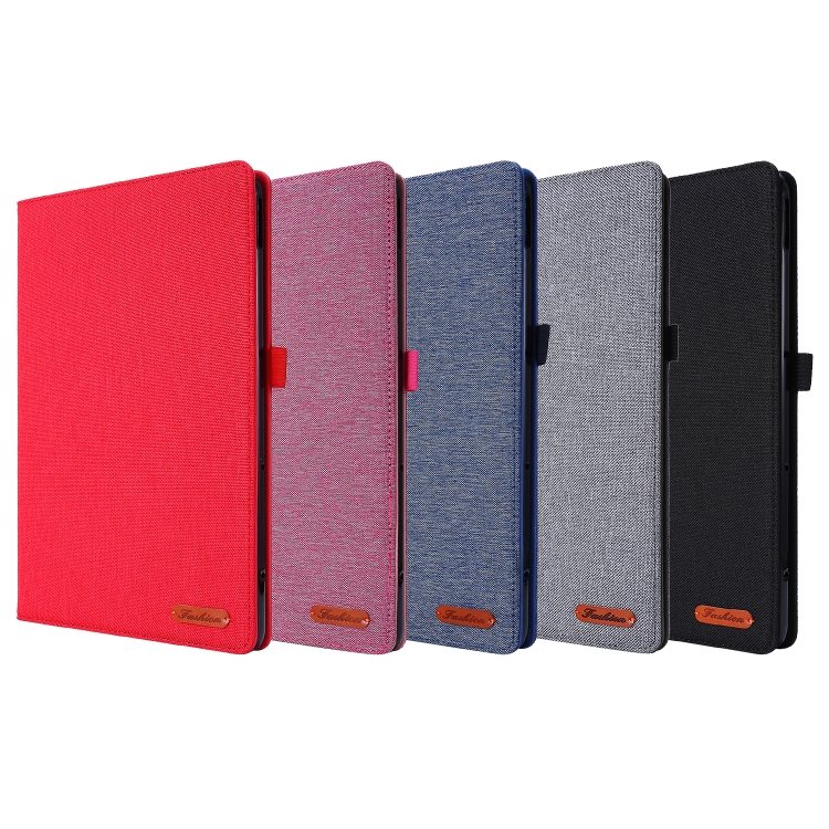 Case HUAWEI MatePad 11 # Pre- Order * เคสเนื้อผ้ายีนส์หนังซองหนัง TPU แนวนอนกับข่องใส่บัตร *