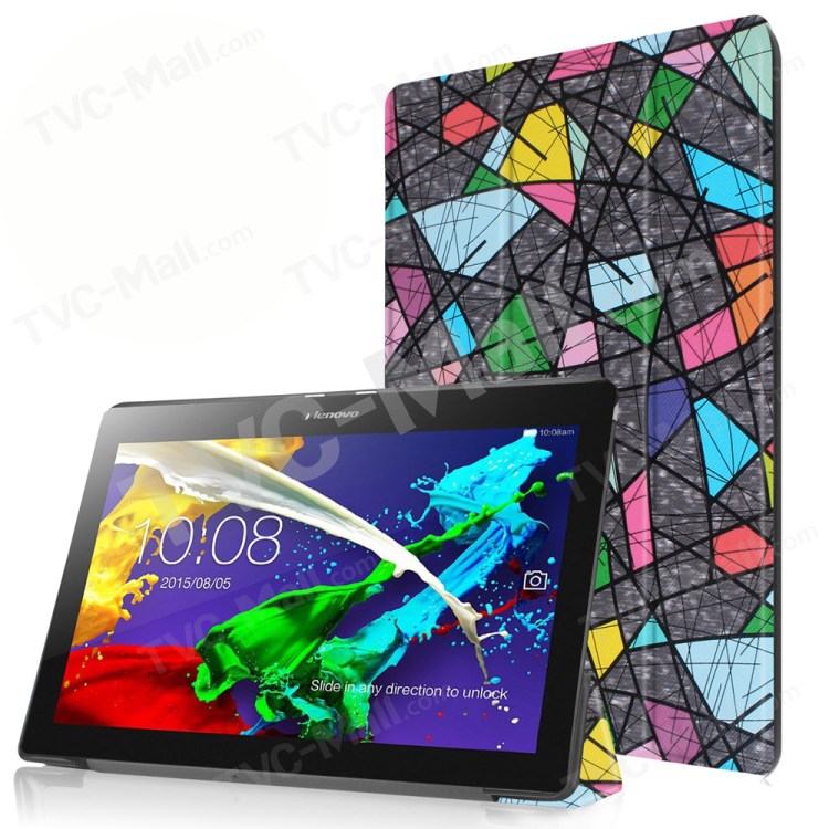 Case Lenovo Tab 2 A10-30 / Pre-order * เคส3-พับ พิมพ์ลาย *