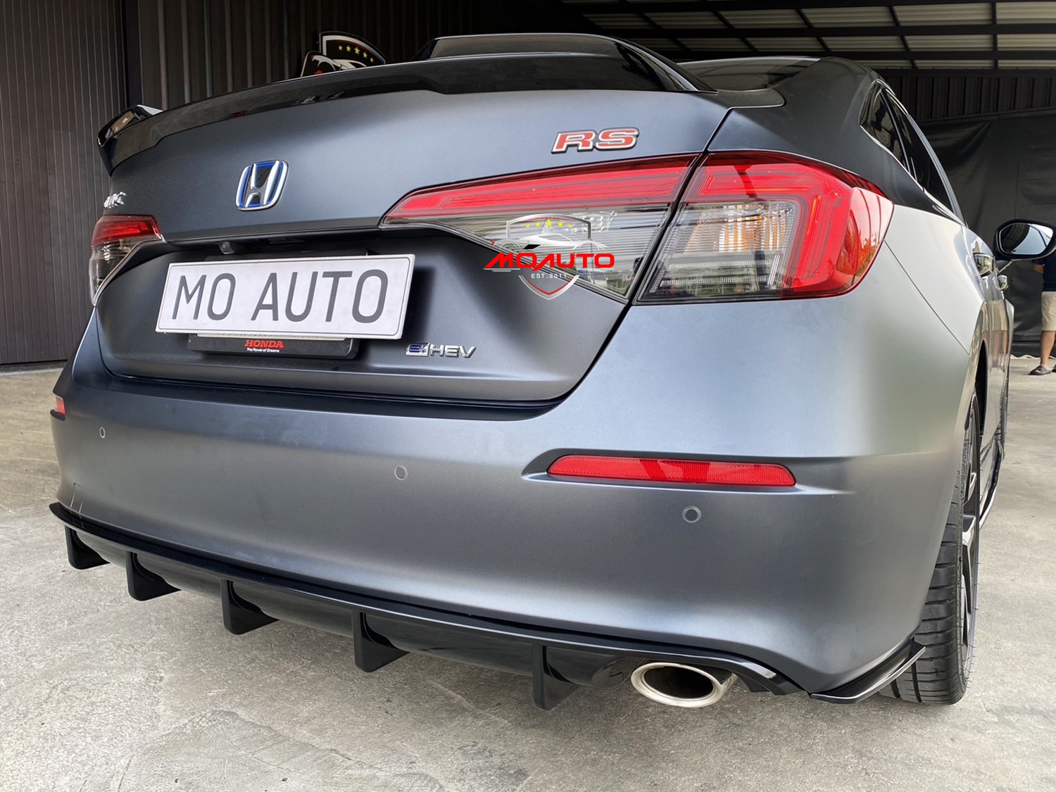 ดิฟหลัง M-SPORT ดำเงา V2 CIVIC FE