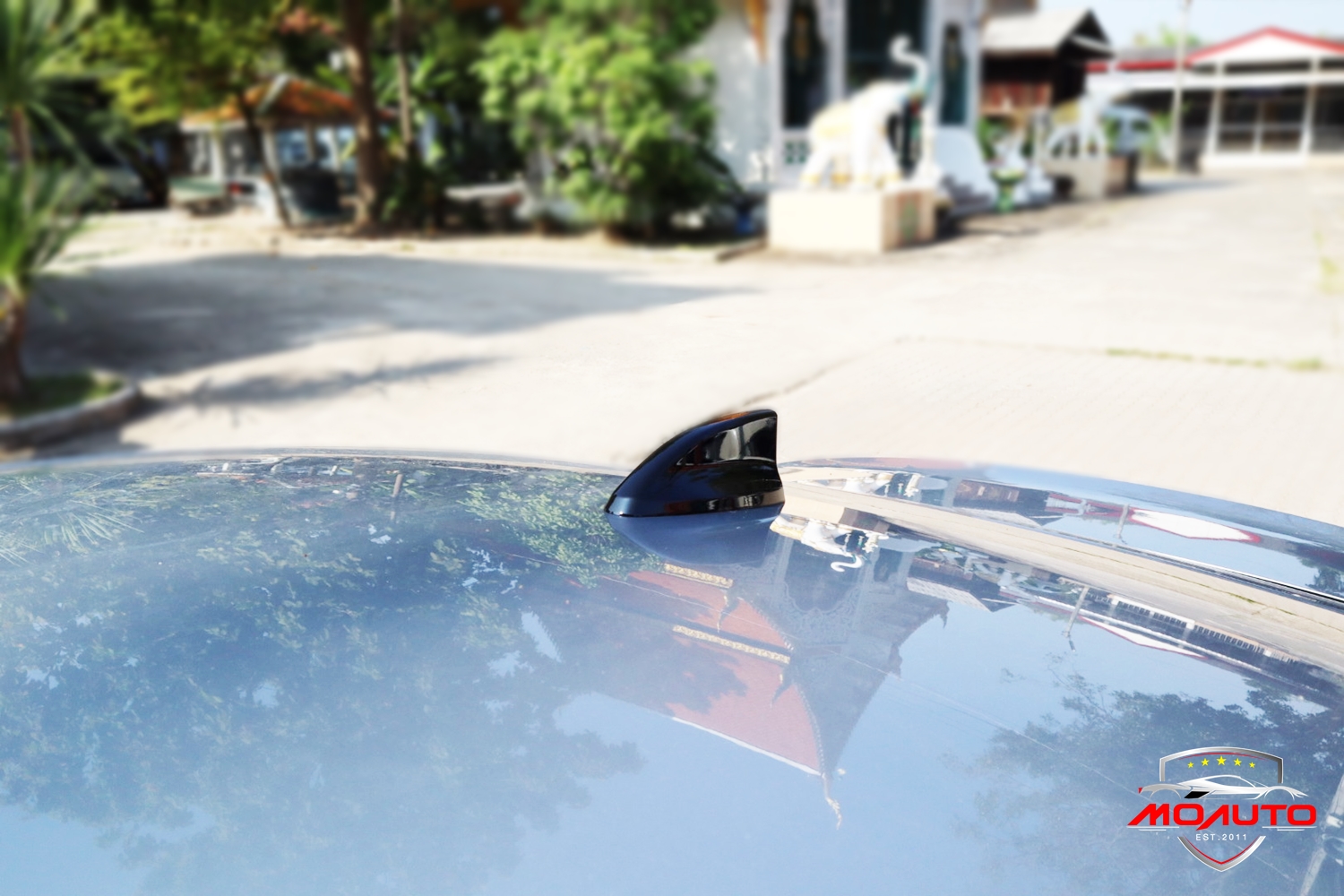 ครอบครีบฉลามดำเงา CIVIC FE