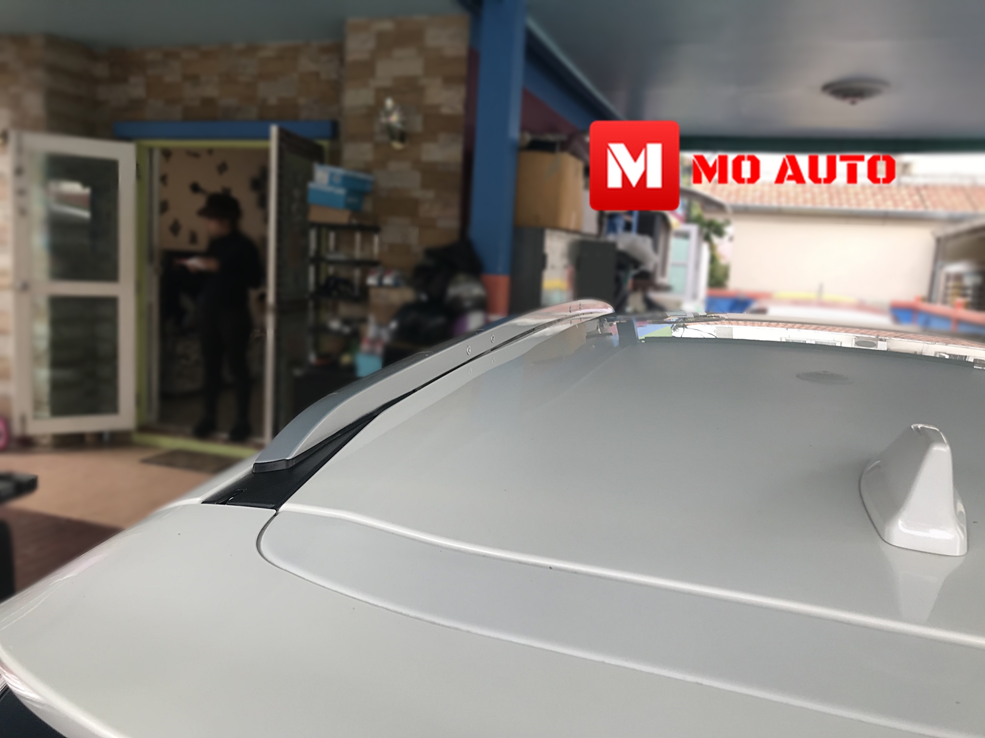 คานเสริมหลังคาคู่ (Roof Rail) แบบแนบ ทรงศูนย์ CR-V G5