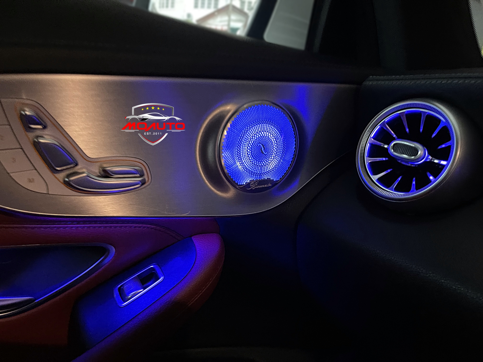 ฝาครอบลำโพงแผงข้างประตู AMBIENT LIGHT - C200 C250 W205