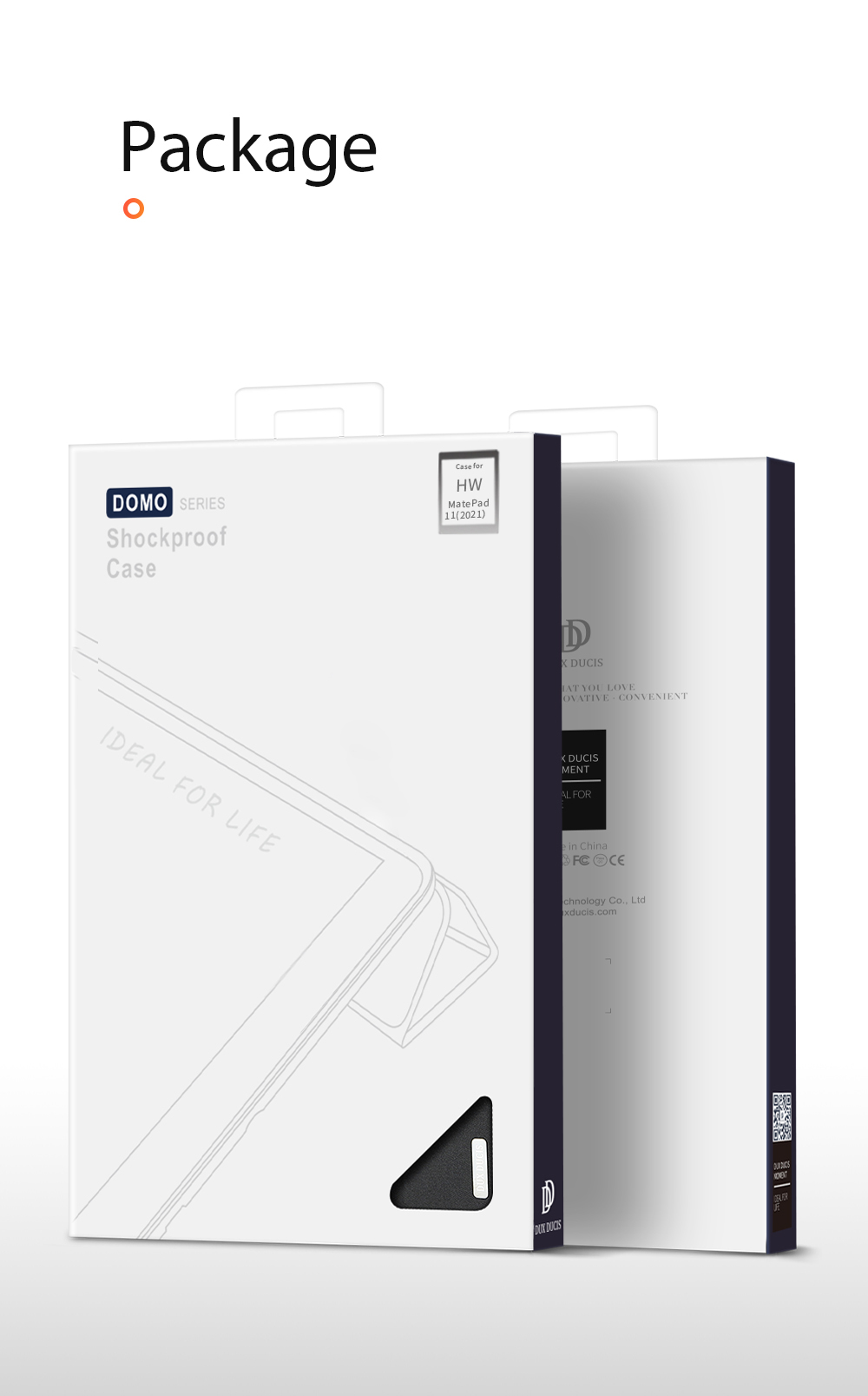 Case HUAWEI MatePad 11 # Pre- Order * DUX DUCIS Domo รองรับฟังก์ชั่นปลุก/นอนหลับอัตโนมัติ Soft TPU กันกระแทกพร้อมที่ใส่ปากกา * *