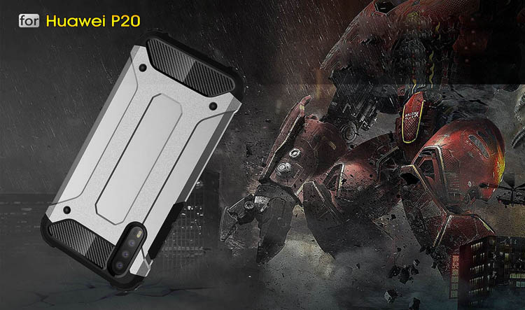 Case Huawei P20 / Pre-order * เคส TPU Combo ไฮบริด TPU และวัสดุพลาสติก *