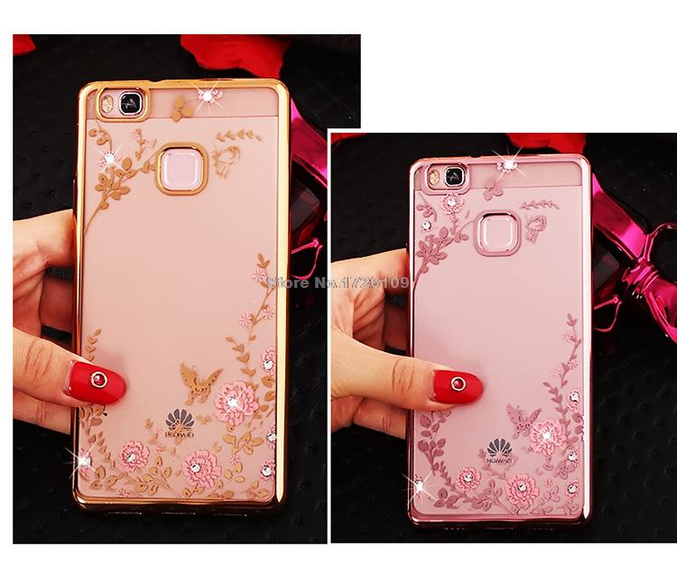 Case Huawei P9 Lite / Pre-order * เคสหรูหราเทคนิคการชุบทอง TPU ซิลิโคนอ่อนนุ่ม *