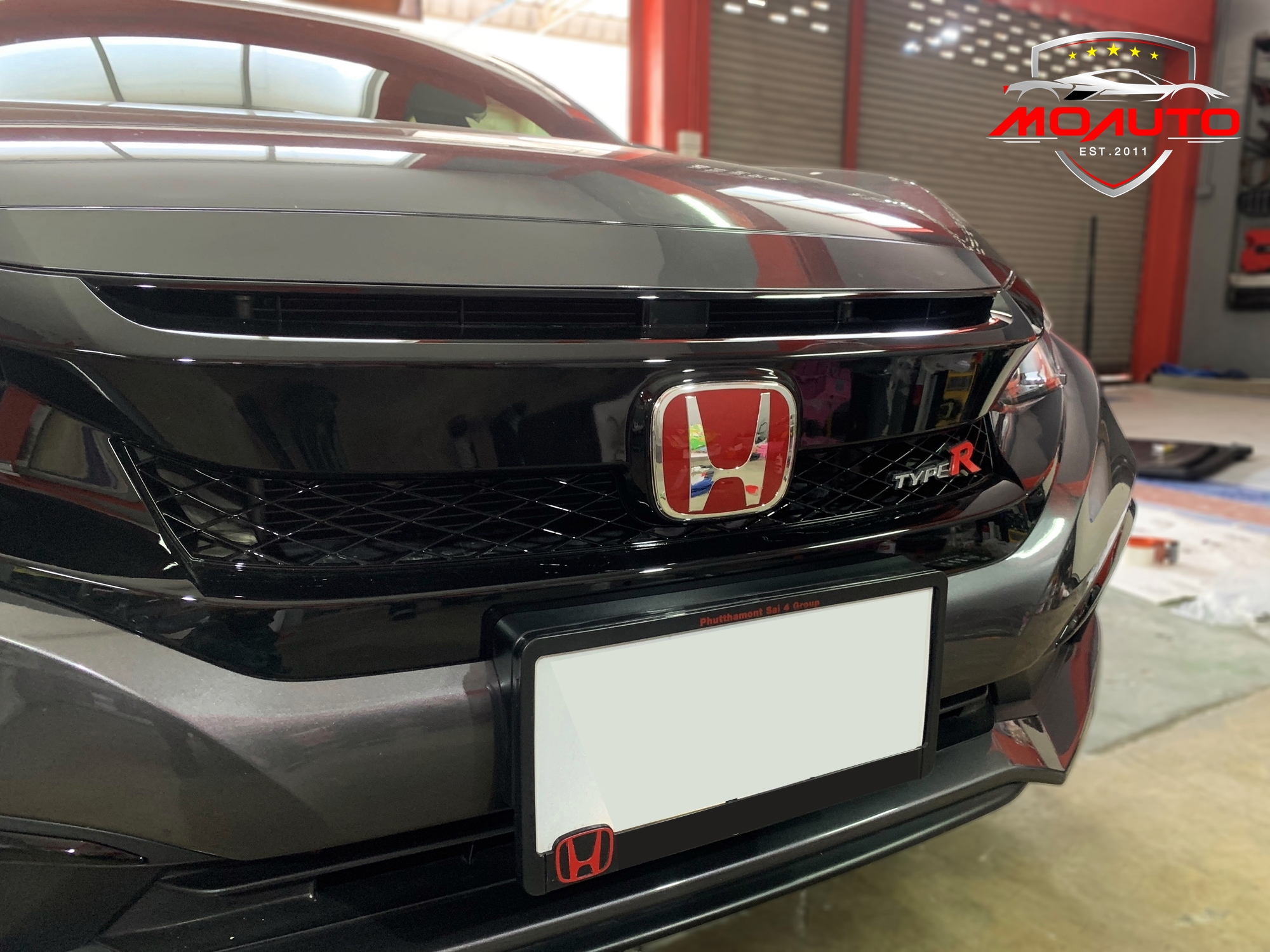 กระจังหน้าทรง TYPE-R ตรงรุ่น CIVIC FC MC 2019-2020