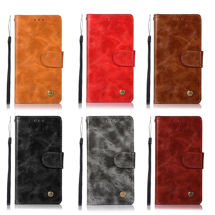 Case HTC U11/ Pre-orde * Retro ทองแดงหัวเข็มขัด Crazy Horse แนวนอนพลิก PU ซองหนังกับผู้ถือบัตรและสล็อตและกระเป๋าสตางค์และเชือกเส้นเล็ก *