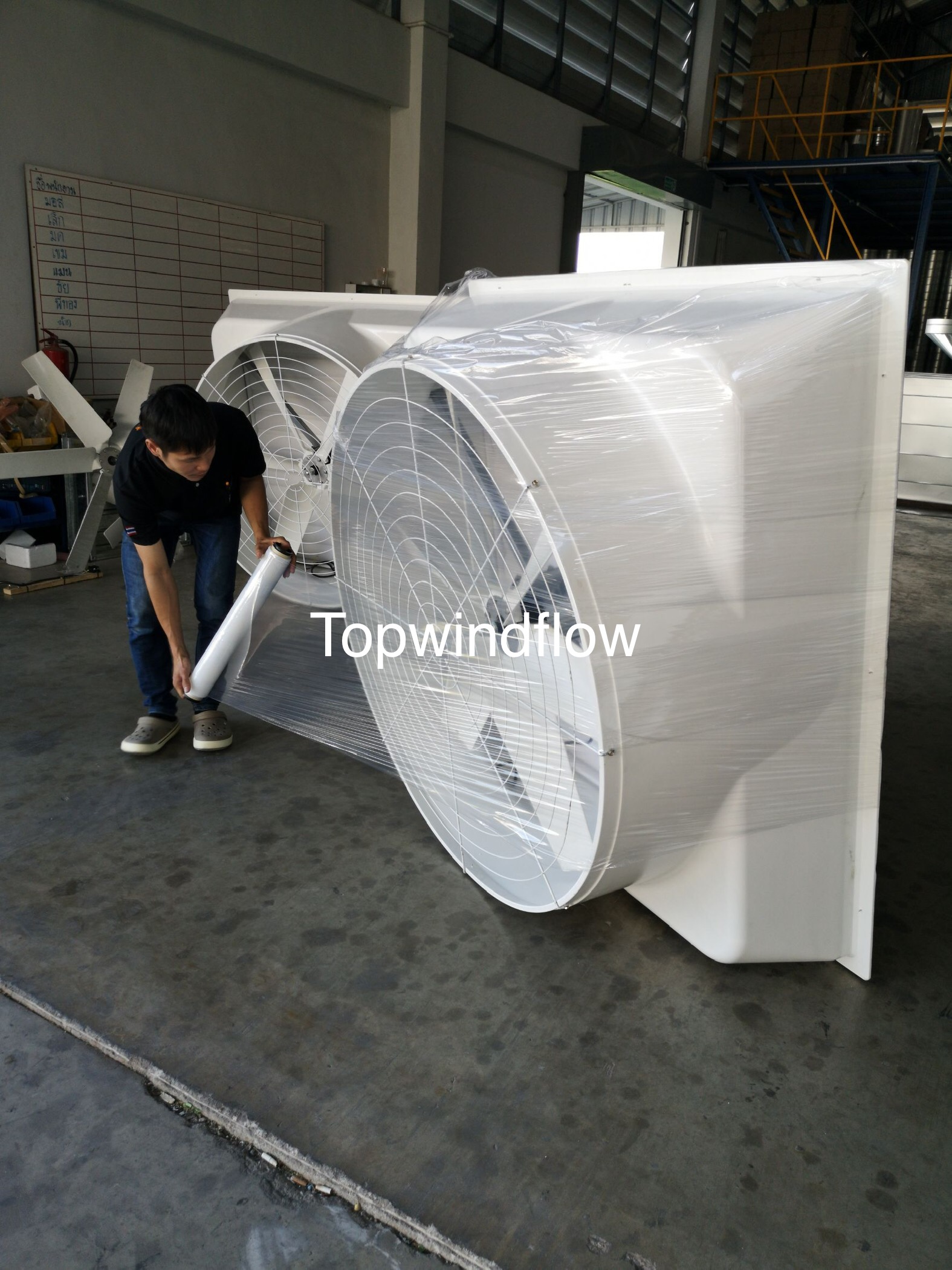 พัดลมฟาร์มไฟเบอร์กลาส ESC1460-Fiber (50 นิ้ว)