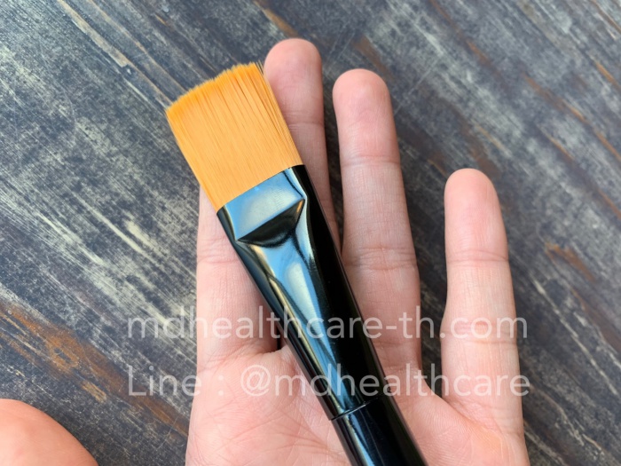 แปรงมาร์คหน้า - ขนาดกลาง M 17cm.***งานคัดเกรดสวย ขนแปรงนุ่ม ไม่บาดผิว เกรดA