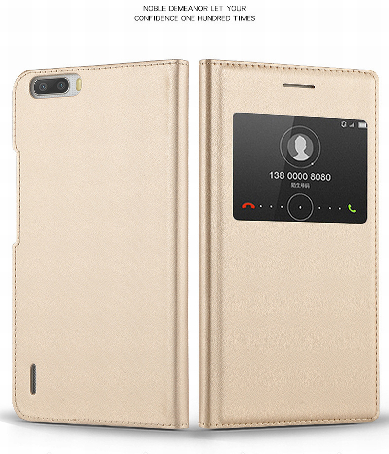 Case Huawei Honor 6 Plus / Pre-order * เคสหนัง 1ช่องหน้าต่าง *