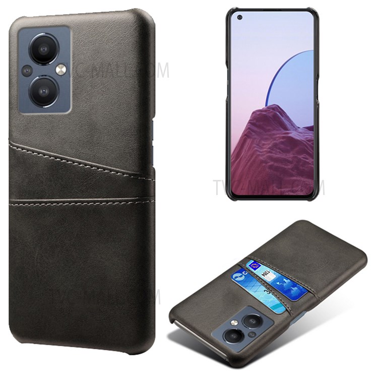 Case OPPO Reno7 Z 5G # Pre-Order * เคสโทรศัพท์ป้องกัน PU หนังเคลือบ Hard PC ผู้ถือบัตรป้องกันรอยขีดข่วน *