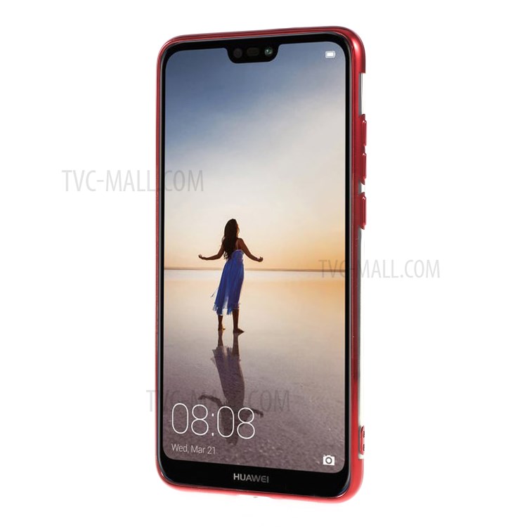 Case Huawei P20 / Pre-order * CAFELE TPU Case ชุบไฟฟ้าบนขอบ, cutouts และปุ่มเงามันวาว *