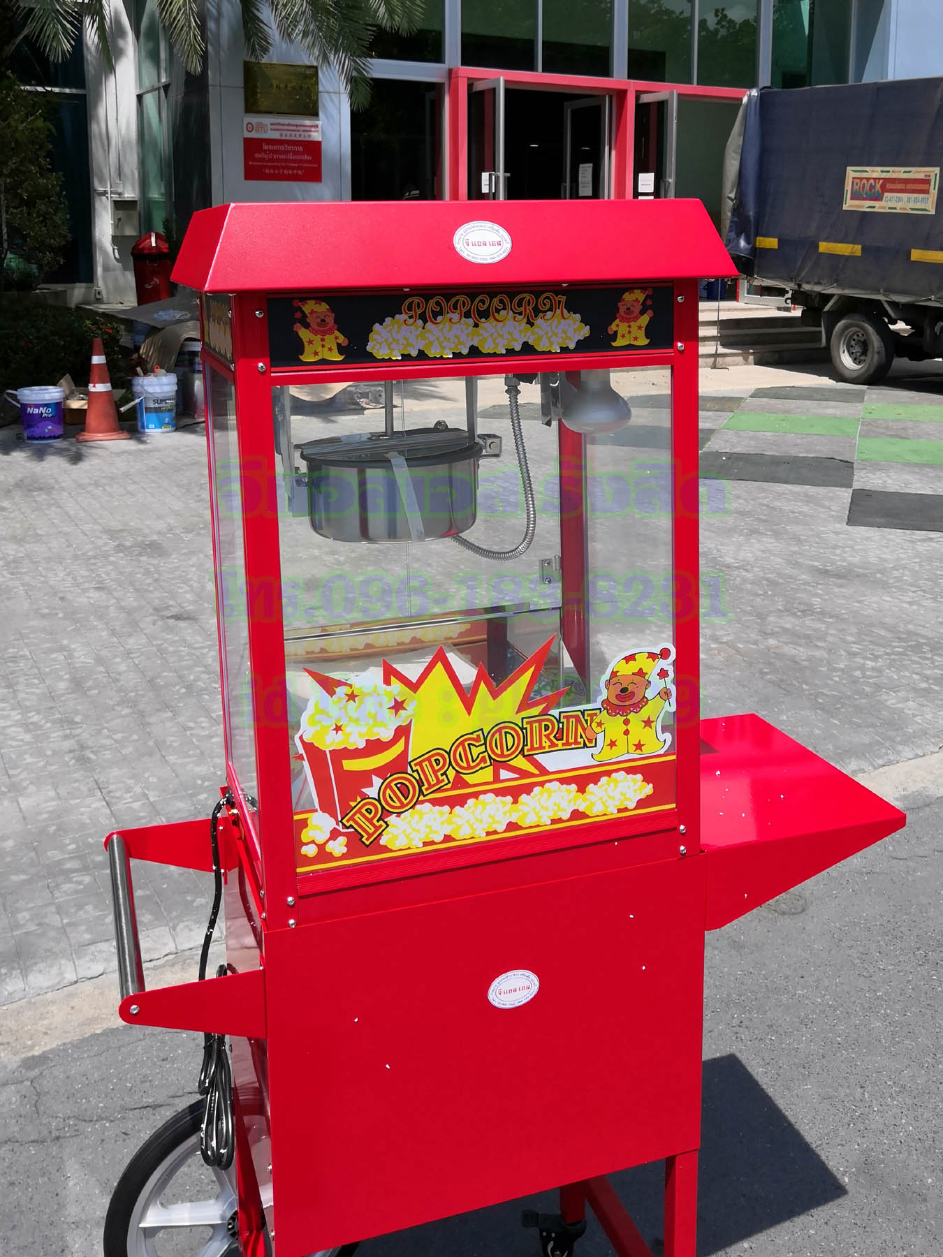 รถตู้ป๊อปคอร์นไฟฟ้าเกรดเอ